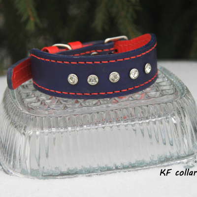 Ошейник из кожи KF collars 028-с